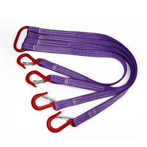 Nhiệm vụ nặng nề Polyester vải nâng Net <span class=keywords><strong>Sling</strong></span> dây đai an toàn phong cách công nghiệp cáp treo - Product Image 2