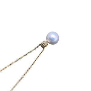 Wholesale 9-10mm Freshwater Round <b>Pearl</b> Pendant <b>Necklace</b> Strong Light Delicate S925 <b>Silver</b> with Openable Feature - Product Image 5