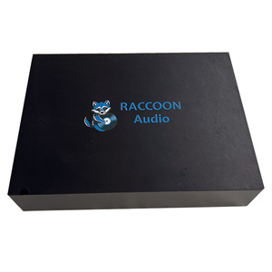 Nhà Máy Tùy Chỉnh Bao Bì Hộp Với Bọt Chèn Các Tông Màu Đen Giấy Từ Hộp Quà Tặng Bao Bì Với EVA Màu Hồng Bọt Chèn - Product Image 3