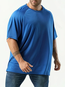 เสื้อผ้ากีฬาลำลองผู้ชายไซส์ใหญ่ ระบายอากาศ แห้งเร็ว ซับเหงื่อ ไซส์พลัส - Product Image 6