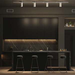 Foshan Factory Custom Whole House <b>Kitchen</b> Cabinets Lacquer <b>Kitchen</b> <b>Cupboard</b> Modern Design Wood <b>Kitchen</b> Cabinets with Island - Product Image 1