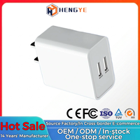 Chargeur de téléphone portable 5v1a norme européenne tête de charge d'alimentation appropriée 5v2a 5v2.4a adaptateur de charge rapide