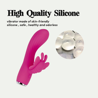 Chelsea Damen IPX7 Wasserdichter Rabbit-Vibrator mit 10-Gang-Heizvibration, Klitorisstimulation & Eingebauter Batterie