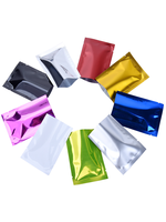Sachet plastique thermoscellé sur 3 côtés avec impression personnalisée et encoche de déchirement pour snacks/masques faciaux