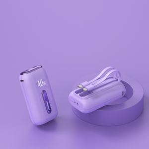 Offre Spéciale : Batterie Externe PD 20W avec Affichage LED Numérique, 10000mAh Haute Capacité, Câbles Intégrés - Product Image 6