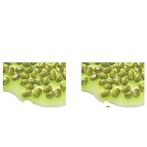 Autentico foglio di maschera Mung Bean SHOP 1 + 1 confezione di maschere facciali di qualità Premium - Product Image 1