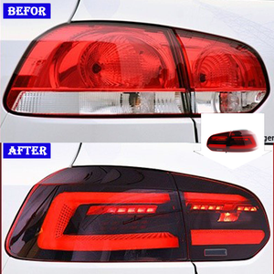 AURON LED Rear Lamp Taillights 2009-2013 VW Golf 6 Clear Lens New Retrofit Upgrade <b>Plug</b>&Play 6000 lm 6000K - Product Image 4