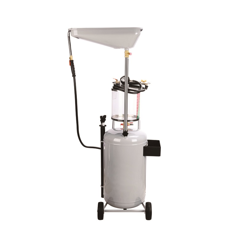 Емкость для слива отработанного масла, резервуар для подачи отработанного воздуха, портативный колесный шланг, 20 галлонов