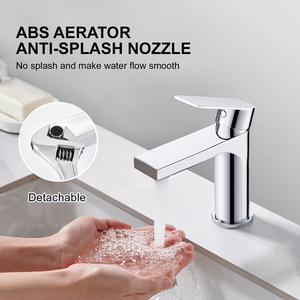 Stable <b>deck</b> mounted base design 304 stainless steel rustproof for long term use stainless steel bathroom faucet - Product Image 3