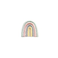 Lot de mini-appliques brodées mignonnes assorties, thermocollantes, motifs abeille, arc-en-ciel, fleurs pour vêtements, sacs et loisirs créatifs