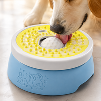 Gamelle de léchage à alimentation lente pour chien avec boule roulante pour yaourt et bouillon d'os, fournitures pour animaux de compagnie en gros
