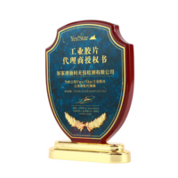 Placas de Madera MDF Populares para Trofeos, Premios y Recuerdos, con Grabado de Años, Reutilizables, en Forma de Escudo, Temática Budista, Listas para Envío al por Mayor