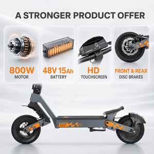 Wholesale 800W Scooter KuKirin 45kmh City All Terrain E EU Stock Fast Delivery Duty Free Kukirin KuKirin High Perf - Product Image 3