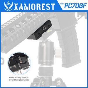 XAMOREST <span class=keywords><strong>PC</strong></span>-70BF Arca-Swiss PRS Jagd-Stativ Schwalbenschwanz-Adapter Halterung Arca-Kompatibel - Product Image 5