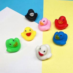 Colorful Little Yellow Duck Kids Miniature Rubber Squeeze Sound Water Play Toy for <b>Bath</b> & Swimming - Product Image 3