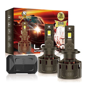 مصباح أمامي جديد <span class=keywords><strong>3</strong></span> ألوان ، مصباح ليد للسيارة H1 H4 H11 H7 - Product Image 1