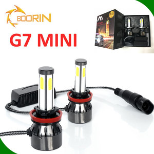 Guangzhou ricambi auto h7 ha condotto la <span class=keywords><strong>lampadina</strong></span> h4 led ad alta basso fascio 55w 5500lm 48w 40w H11 6000k auto ha condotto il faro - Product Image 3