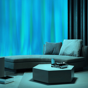 3D Dynamic Water Ripple <b>Wall</b> Washer <b>Light</b> Led <b>Remote</b> <b>Control</b> For Living Room Bedroom Indoor Ambient Lighting - Product Image 4