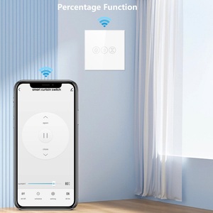 Thông minh <span class=keywords><strong>Wifi</strong></span> Rèm chuyển đổi ứng dụng điều khiển từ xa mù chuyển đổi Tempered Glass cảm ứng thông minh con lăn màn trập chuyển đổi với điều khiển bằng giọng nói - Product Image 2