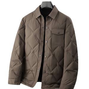 Chaqueta Acolchada Cortavientos YZ para Hombre, Colección Otoño-Invierno 2025, <span class=keywords><strong>90</strong></span>% Plumón <span class=keywords><strong>de</strong></span> Pato, Cuello Alto Cálido, Grosor Estándar, Estilo Casual Juvenil - Product Image 1