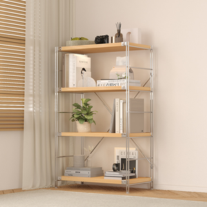 Nouveau Présentoir de Sol Multi-niveaux Style Rétro 2026 – Étagère de Rangement Multifonctionnelle pour Snacks, Idéale pour Balcon et Salon - Product Image 2