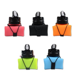 Bouteille d'eau en silicone avec logo personnalisé, sans BPA, intelligente, pour le vélo, écologique, bouteille d'eau en silicone - Product Image 6