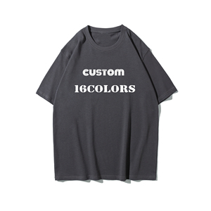 เสื้อยืดคอตตอน 280 กรัมสำหรับผู้ชาย ออกแบบเองได้ ฟรีไฟร์ เสื้อยืดเปล่า ดีไซน์พิเศษ ไซส์ใหญ่ สำหรับงานซับลิเมชั่น-Tomy Hilfnger - Product Image 1