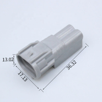 Connecteur de capteur de pompe à huile automobile 4 broches E6DB 14A464 NA 1U2Z 14S411 LA avec borne en cuivre et boîtier en plastique nylon