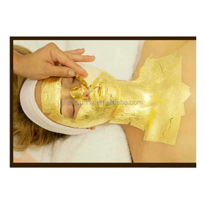 ราคาโรงงานแท้ 99% จัดส่งรวดเร็ว 100 ใบ ทองคําเปลว 24k ผิวหน้างาม ทองคํา - Product Image 2