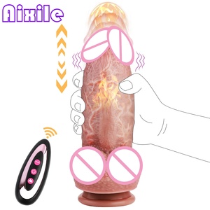Vibrateur Gode Énorme et Épais, Jouets Sexuels Réalistes pour Stimulation Vaginale, Point G et Anale avec Télécommande pour Femmes et Couples - Product Image 1