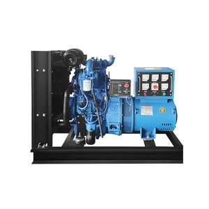 yuchai cheap chinese 60hz 30 kva 30kw 45 kw 50 kw diesel electrical trolley generator set prices with wheels on trailera
