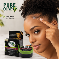 Prodotti per lo styling dei capelli a olio d'oliva a marchio privato 24 ore su 24 gel per capelli forte