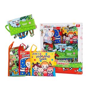 Jollybaby, gran oferta, juego <span class=keywords><strong>de</strong></span> <span class=keywords><strong>libros</strong></span> <span class=keywords><strong>de</strong></span> tela suave, juguete educativo <span class=keywords><strong>para</strong></span> la primera infancia <span class=keywords><strong>para</strong></span> bebés <span class=keywords><strong>de</strong></span> 0 a 3 años - Product Image 1