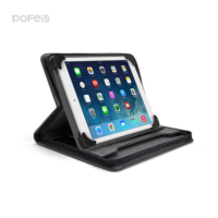 Portafolio de Cuero Personalizado con Cierre para Tablet, con Tarjetero, Carpeta de Cuero PU Hecha a Mano, Funda para iPad y Bloc de Notas