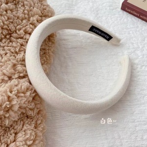 Nueva Diadema Ancha de Esponja para Otoño/Invierno, Aro para el Cabello con Parte Superior Elevada para Mujer, Accesorios para Adelgazar el Rostro - Product Image 5