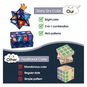 Cubo Infinito Multicolor, Juguete Antiestrés Giratorio para Adultos y Niños, Juguete Sensorial para Fiestas, Regalo de Navidad - Product Image 5