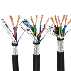 Cable de comunicación de señal de par trenzado blindado flexible de 4 núcleos 0, 5 mm2