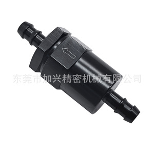Filtro de combustible de aluminio negro de 30 micrones con conexión para manguera de 3/8 pulgadas para reemplazo y reparación JXSS102-38Hose - Product Image 4