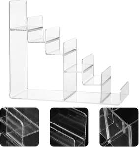 Gran oferta 2024, soporte de exhibición de presentación de billetera acrílica de 6 niveles para almacenamiento de bolsos - Product Image 4