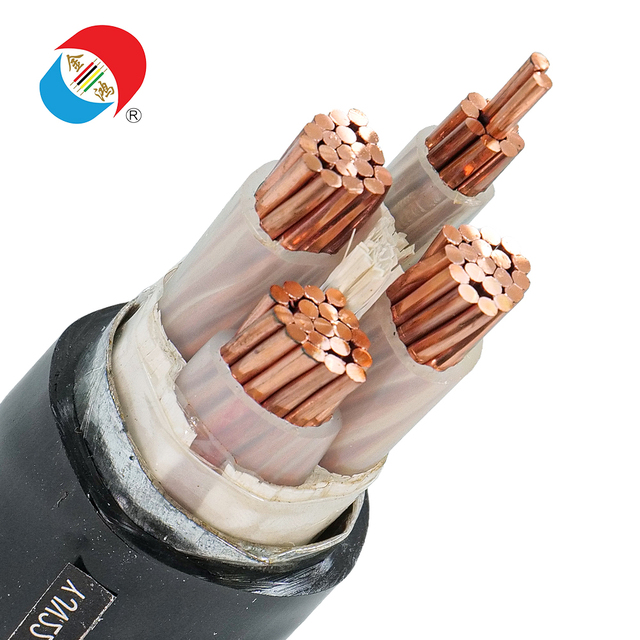 JinHong YJV22 0.6/1kV CE Copper Core Armored XLPE Insulated PVC Jacketed Medium Voltage Industrial Use 2-5 Core Power Cable