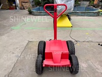 Machine à rouler à double roue de haute qualité SHINEWELL pour châteaux gonflables, machine à rouler pour l'emballage de produits gonflables