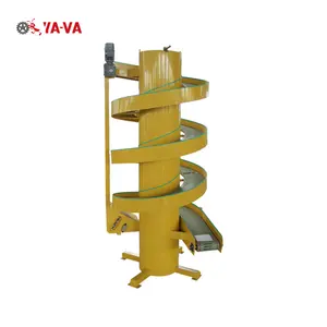 Bottles Transfer Spiral Conveyor/Slat Top Plastic Chain Screw Conveyor Manufacture