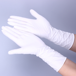 Disposable 9inch Industrial <strong>Use</strong> <strong>Nitrile</strong> Work <strong>Gloves</strong>/Bag Packing <strong>Lab</strong> Cleanroom Powder Free <strong>Nitrile</strong> <strong>Gloves</strong> in White Color - Product Image 2