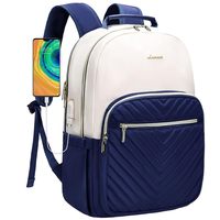 Sacs à dos matelassés LOVEVOOK avec poche pour ordinateur, imperméables, pour hommes et femmes, pour le sport, les voyages, l'école, pour ordinateurs portables de 15,6 pouces et 17 pouces