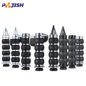 חלקי אופנוע cnc שונה חלקים 25 מ "מ אלומיניום נגד החלקה ידית אחיזה ל-Sportster dyna softail - Product Image 1