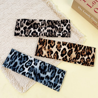 SASAacc Bandeau Élastique en Polyester à Imprimé Léopard Rétro Européen, Accessoire de Mode Unisexe pour Cheveux, Bandeau de Fitness Absorbant la Transpiration