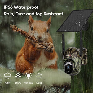 Caméra <span class=keywords><strong>de</strong></span> <span class=keywords><strong>chasse</strong></span> LS VISION solaire 4G avec support carte SIM, camouflage, étanche, détecte les animaux - Product Image 2