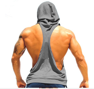 <span class=keywords><strong>Canotta</strong></span> Senza Maniche da <span class=keywords><strong>Uomo</strong></span> in Misto Cotone per Basket, Corsa e Palestra, Personalizzabile con Ricamo, Tinta Unita - Product Image 2