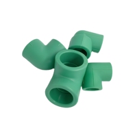 Raccord en T en polypropylène PPRC pour plomberie, connecteur de conduite d'eau, joint durable résistant à la chaleur, anti-fuite, pour système de construction résidentiel