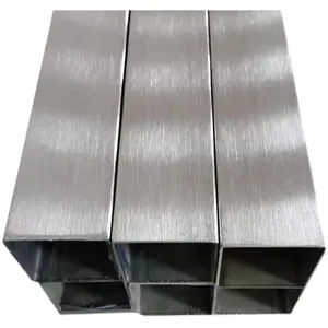 Bright Glossy Brush BA Mirror Polished Surface Finish 304 430 Pipe Welded Stainless Steel Square Rectangular Round Hollow Tube